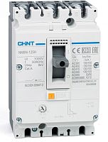 Выключатель автоматический в литом корпусе CHINT NM8N-125S 3п 125А 50кА картинка